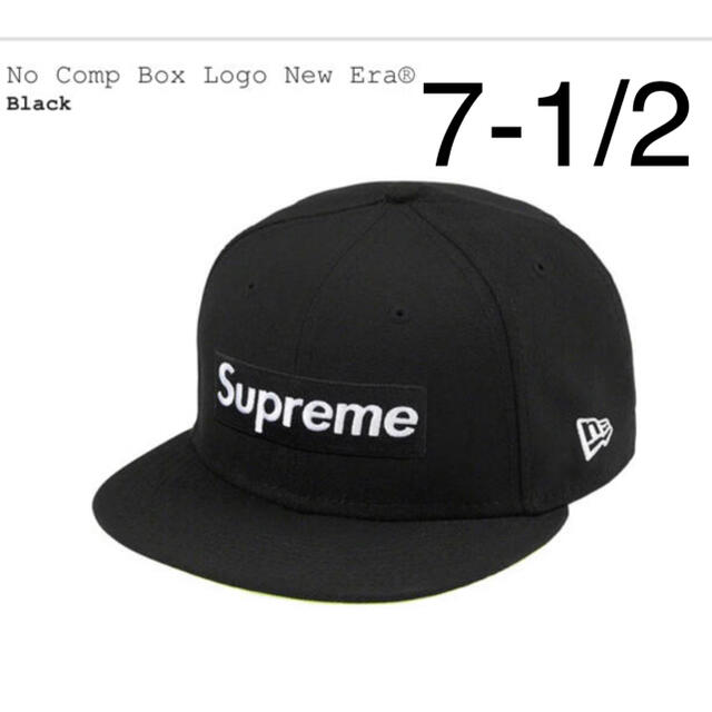 7-12Lサイズ購入先Supreme ／  No Comp Box Logo New Era
