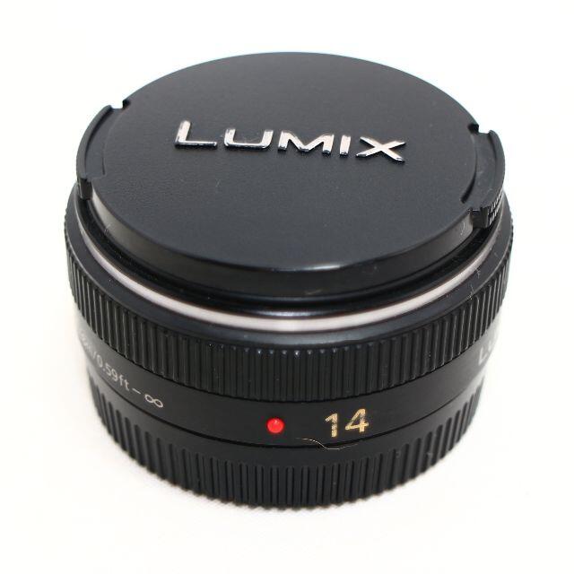 Panasonic(パナソニック)のPanasonic LUMIX G 14mm f2.5 ASPH. H-H014 スマホ/家電/カメラのカメラ(レンズ(単焦点))の商品写真