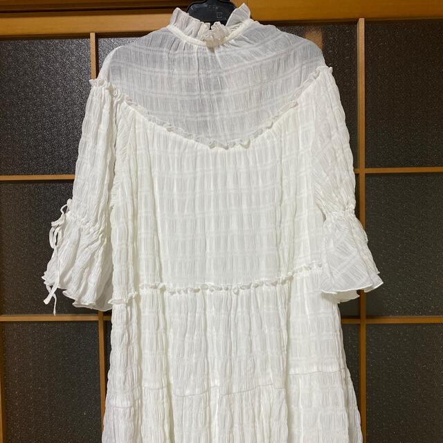 Crayme,(クレイミー)のCrayme Tiered Chiffon Dress レディースのワンピース(ロングワンピース/マキシワンピース)の商品写真