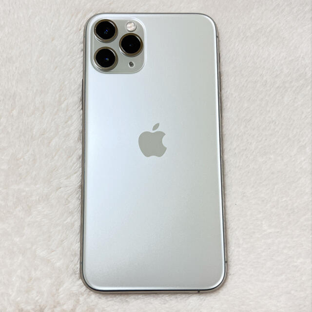 【極美品】iPhone11pro シルバー　256GB SIMフリー