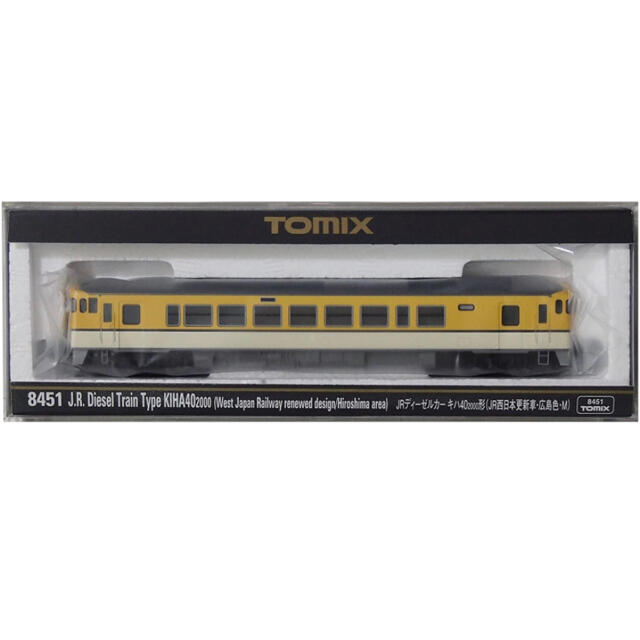 Takara Tomy(タカラトミー)のTOMIX キハ40 M 西日本更新車　広島色 エンタメ/ホビーのおもちゃ/ぬいぐるみ(鉄道模型)の商品写真