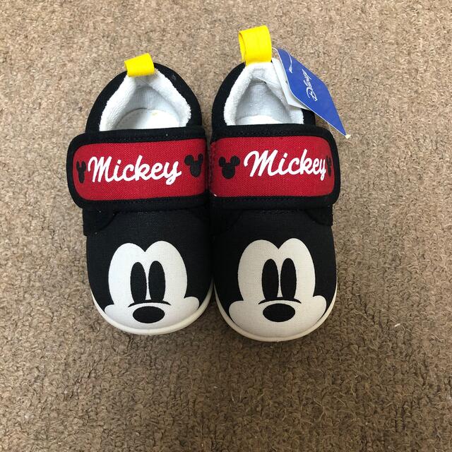 Disney(ディズニー)の新品未利用・ディズニー　ミッキー　靴　14cm キッズ/ベビー/マタニティのベビー靴/シューズ(~14cm)(スニーカー)の商品写真