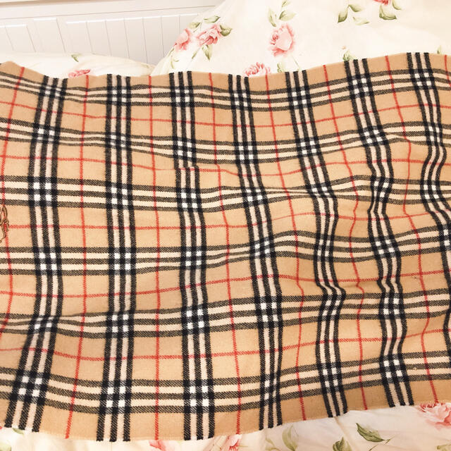 BURBERRY(バーバリー)のBURBERRY バーバリー　ひざかけ ひざ掛け ウール100% インテリア/住まい/日用品の寝具(毛布)の商品写真