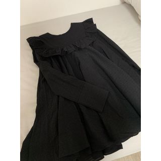 maison marble Frill Leoni Dress ⚠︎B級品(ミニワンピース)