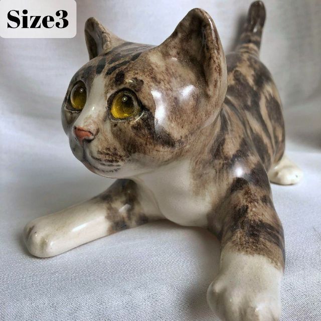 キーホルダー猫 オーナメント子猫 親子猫 (ガーデニング キーホルダー猫 オーナメント子猫 親子猫 (ガーデニング
