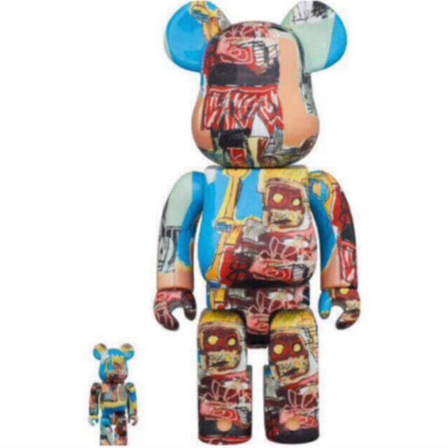 BE@RBRICK JEAN-MICHEL BASQUIAT 400&100%