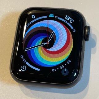 アップル(Apple)のApple Watch SE 40mm GPSモデル  BT98% 長期保証付(その他)