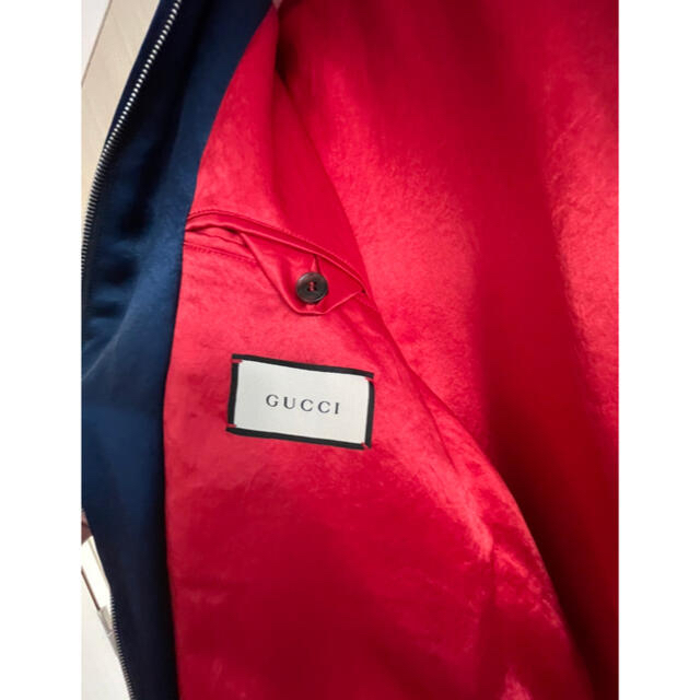 Gucci(グッチ)の超美品 ジェジュン 東方神起 グッチ GUCCI サテン ジャケット スタジャン メンズのジャケット/アウター(スタジャン)の商品写真