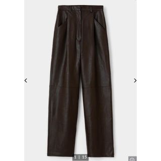 マウジー(moussy)の【Ne2様専用】FAUX LEATHER STRAIGHT PANTS(カジュアルパンツ)