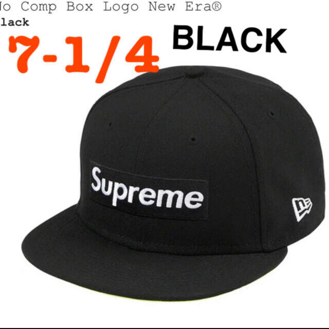 No Comp Box Logo New Era®  黒色　新品