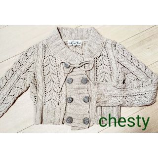 チェスティ(Chesty)のchestyニットトップス(カーディガン)