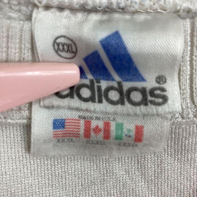 adidas(アディダス)の【超デカイXXXL】ゆるダボオーバーサイズADIDAS刺繍ロゴスエットスウェット メンズのトップス(スウェット)の商品写真