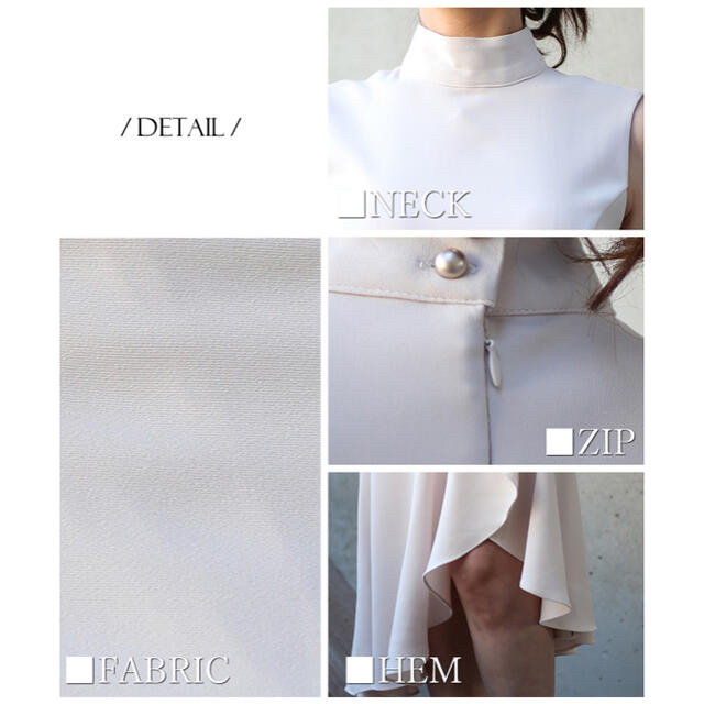 銀座カラードレス ミディドレス レディースのフォーマル/ドレス(ナイトドレス)の商品写真