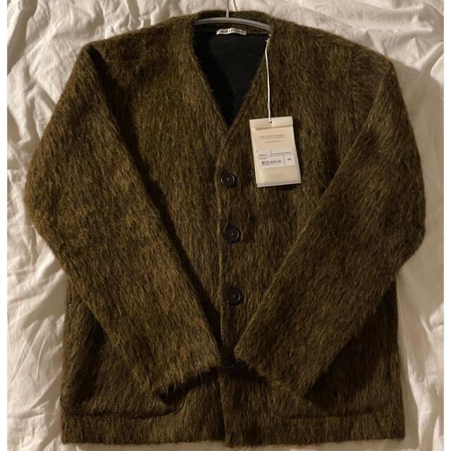 Jil Sander(ジルサンダー)のOUR LEGACY カーディガン OLIVE MOHAIR 44 メンズのトップス(カーディガン)の商品写真