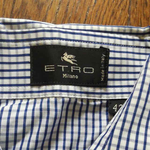 ETRO(エトロ)の1 A 美品　エトロ　ETRO　シャツ　チェック レディースのトップス(シャツ/ブラウス(長袖/七分))の商品写真