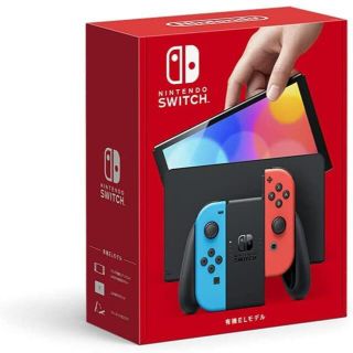 ニンテンドウ(任天堂)の新品 ★ 送料無料 新型ニンテンドー スイッチSwitch 本体 有機ELモデル(携帯用ゲーム機本体)