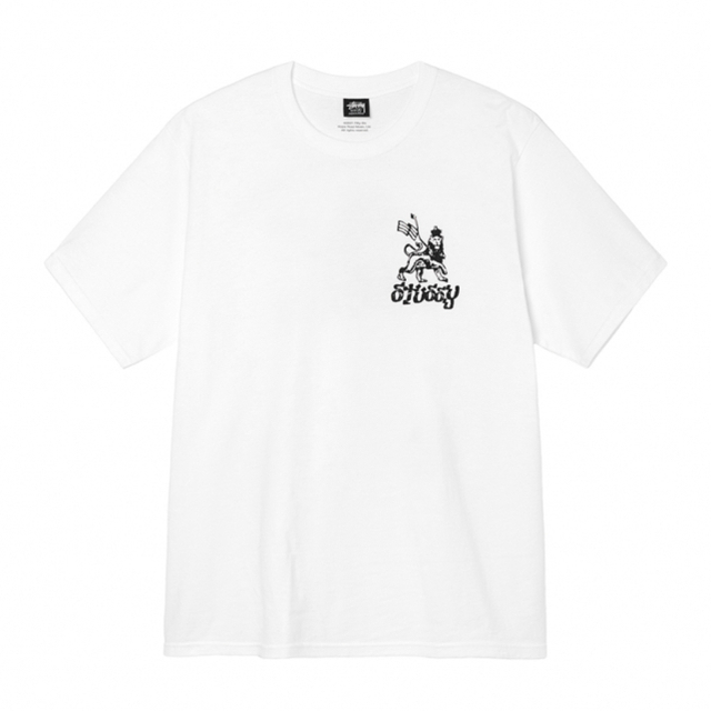 stussy BOB FRAMES TEE XL MARLEY 白