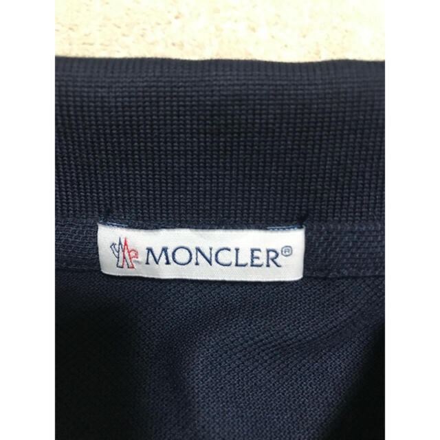 MONCLER(モンクレール)のSALE モンクレール　襟裏ロゴプリント　ポロシャツ メンズのトップス(ポロシャツ)の商品写真