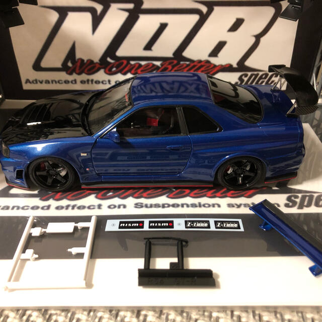 AOSHIMA - NO.129 1/24 スカイラインR34 GT-R nismo Z-tuneの AOSHIMA - NO.129 1/24 スカイラインR34 GT-R nismo Z-tuneの