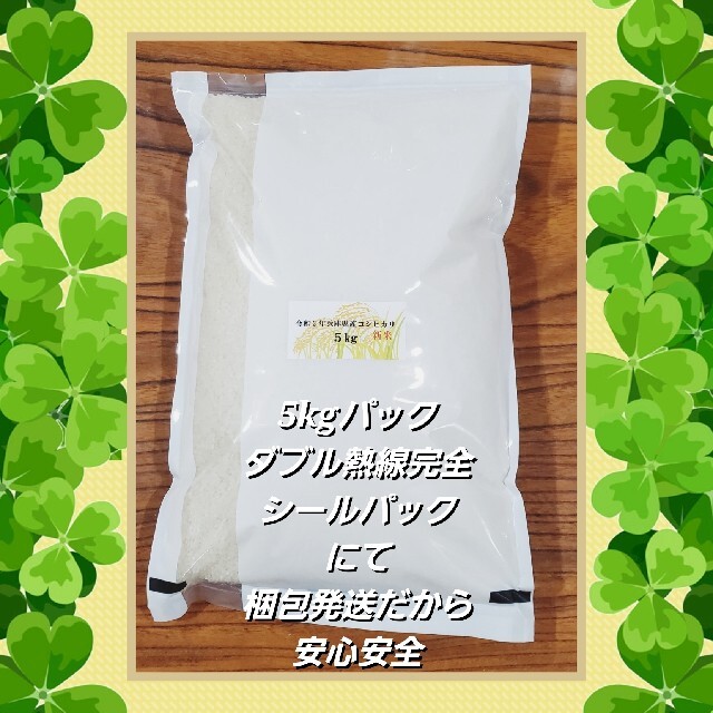 食品/飲料/酒新米コシヒカリ 兵庫県 20キロ 精米済み 令和3年度産 農家直送