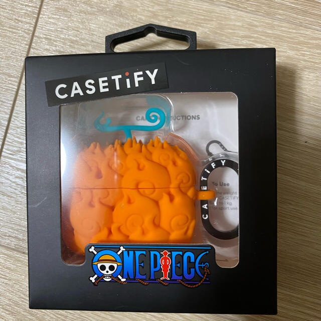 CASETiFY×One Piece Airpods pro  メラメラの実 スマホ/家電/カメラのスマホアクセサリー(モバイルケース/カバー)の商品写真