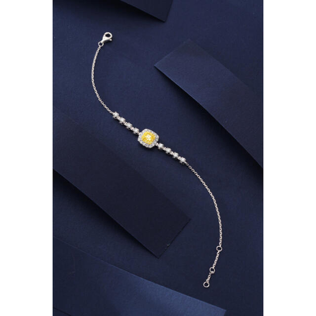 アコヤパー イエローダイヤモンドブレスレット by Aurora Jewelry k18 新品の通販 ネックレス