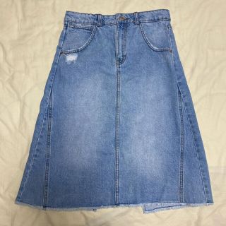 ザラキッズ(ZARA KIDS)のZARAキッズ　デニムスカート　160(スカート)