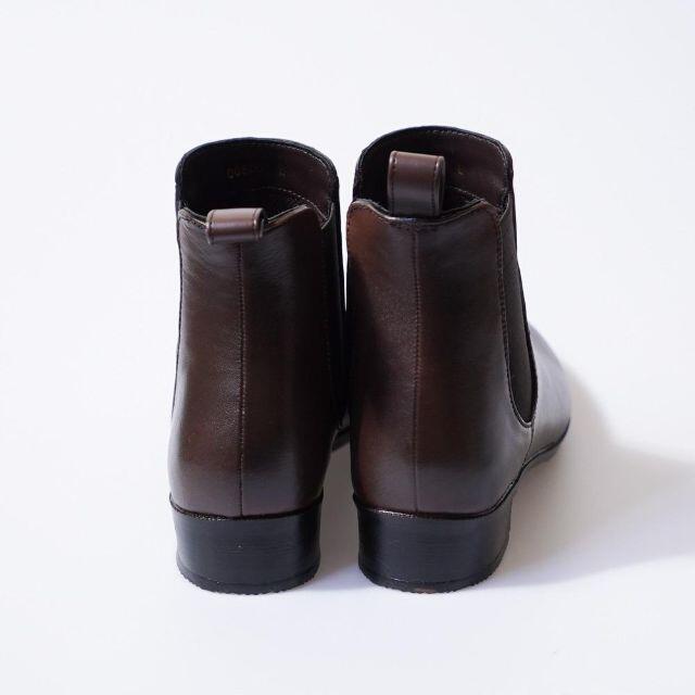 卑弥呼(ヒミコ)の③濃茶 ブラウン L(24〜24.5cm) サイドゴア 卑弥呼 レインブーツ レディースの靴/シューズ(レインブーツ/長靴)の商品写真