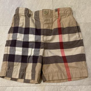 バーバリー(BURBERRY)のバーバリー　ハーフパンツ ショートパンツ　100 ベージュ(パンツ/スパッツ)