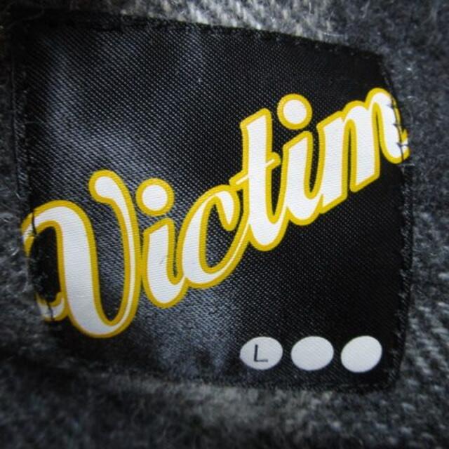 VICTIM(ヴィクティム)のVICTIM ヴィクティム　ウールチェックフルジップブルゾン　日本製 メンズのジャケット/アウター(ブルゾン)の商品写真