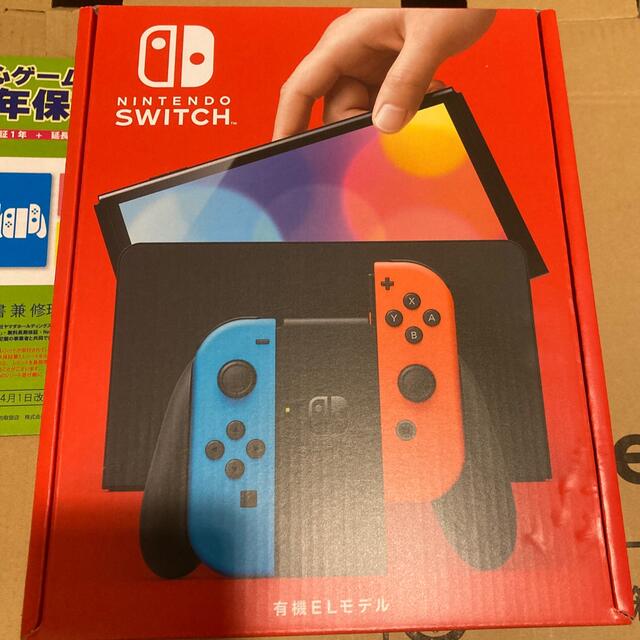 Nintendo Switch(有機ELモデル) ネオンブルー/ネオンレッドゲームソフト/ゲーム機本体