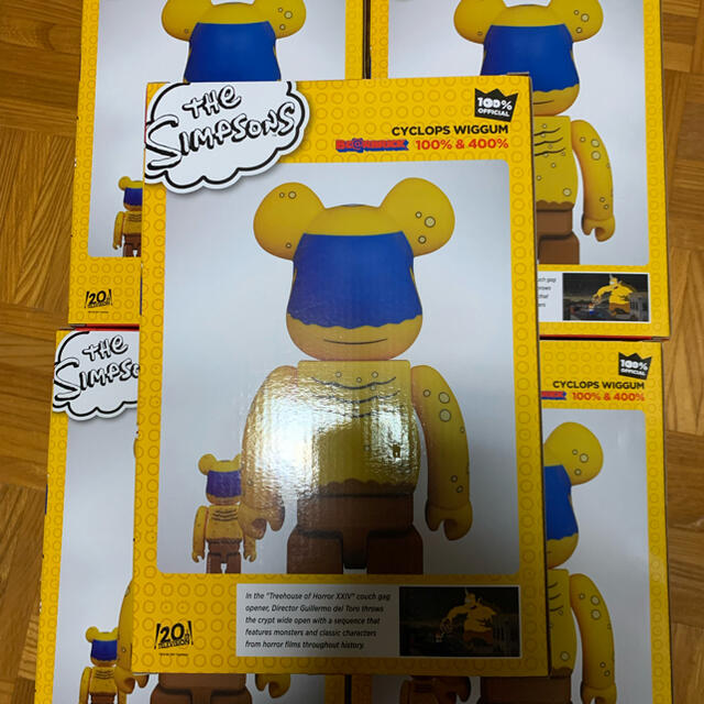 5セット　be@rbrick cyclops wiggum 100%& 400%その他