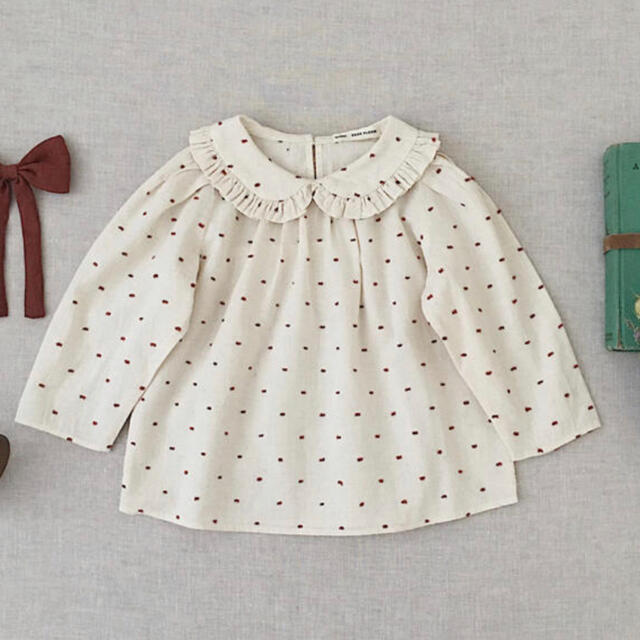 saaさま専用　soor ploom swiss dot ブラウス　4y