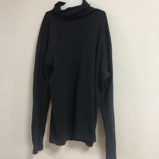 ユニクロ(UNIQLO)のユニクロ タートルネック カットソー　M メンズ　長袖(Tシャツ/カットソー(七分/長袖))