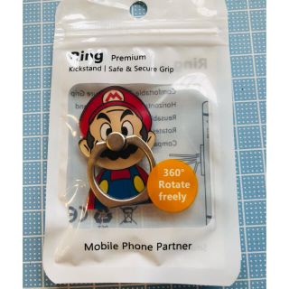 スマホリング　マリオB 新品(その他)