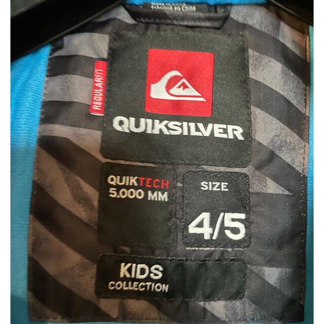 QUIKSILVER(クイックシルバー)のりりー様☆クイックシルバー☆キッズスノーウェアスーツ・つなぎ☆スキースノボ☆5T スポーツ/アウトドアのスキー(ウエア)の商品写真