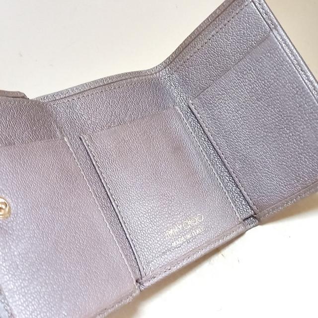 JIMMY CHOO(ジミーチュウ)のジミーチュウ 3つ折り財布 - グレー レディースのファッション小物(財布)の商品写真