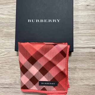 バーバリー(BURBERRY)のバーバリーハンカチオレンジ(ハンカチ)