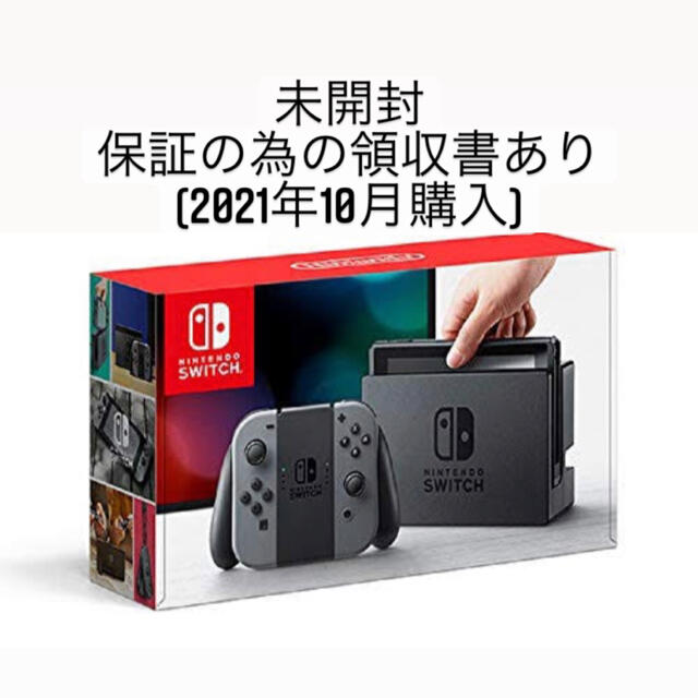 Nintendo Switch Joy-Con(L)/(R) グレー　領収書付