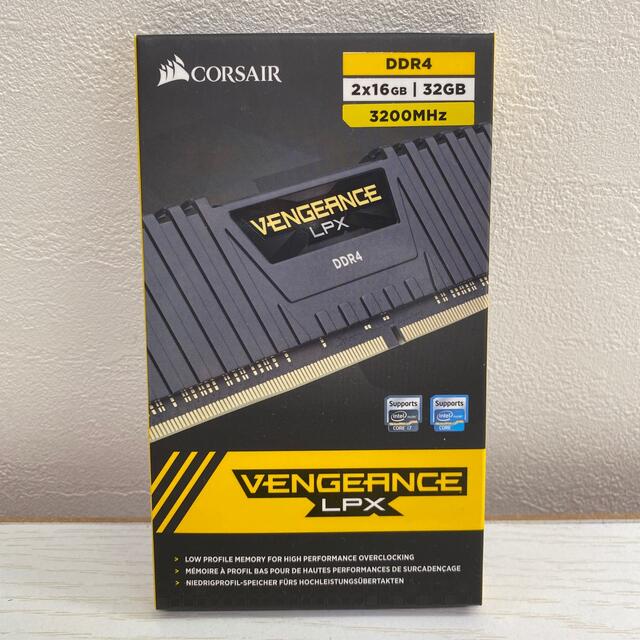 スマホ/家電/カメラCORSAIR コルセア DDR4 3200MHz 32GB 16GB×2枚