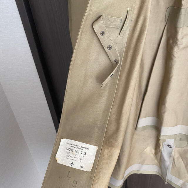 マッキントッシュ オフィサーコート イギリス軍 1952 ミリタリー ゴム引き