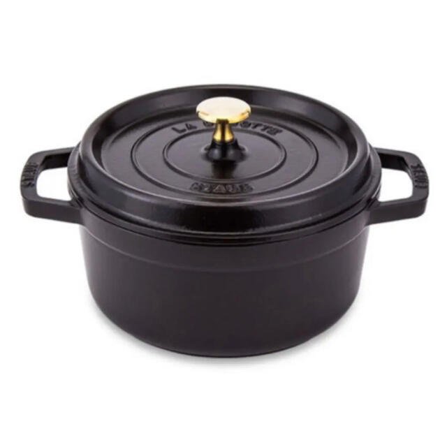 キッチン/食器【美品】STAUB 24cm  ブラック