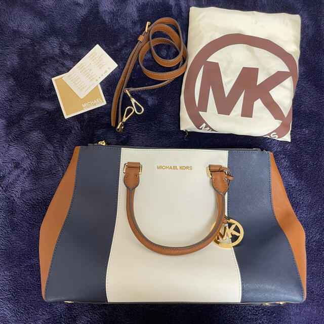 マイケルコース2wayバッグ【正規品】保存袋付き - ハンドバッグ 美品 マイケルコース 2WAY ショルダー兼ハンドバッグ