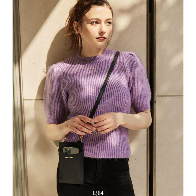 rienda(リエンダ)の❤️【送料込】ELENORE Puff Shoulder Knit Top レディースのトップス(ニット/セーター)の商品写真