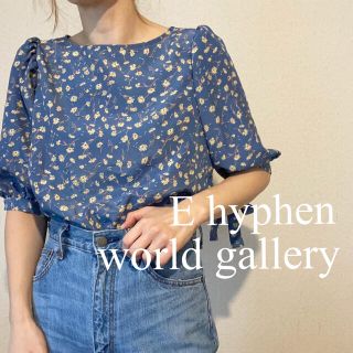 イーハイフンワールドギャラリー(E hyphen world gallery)のイーハイフンワールドギャラリー　花柄ブラウス(シャツ/ブラウス(半袖/袖なし))