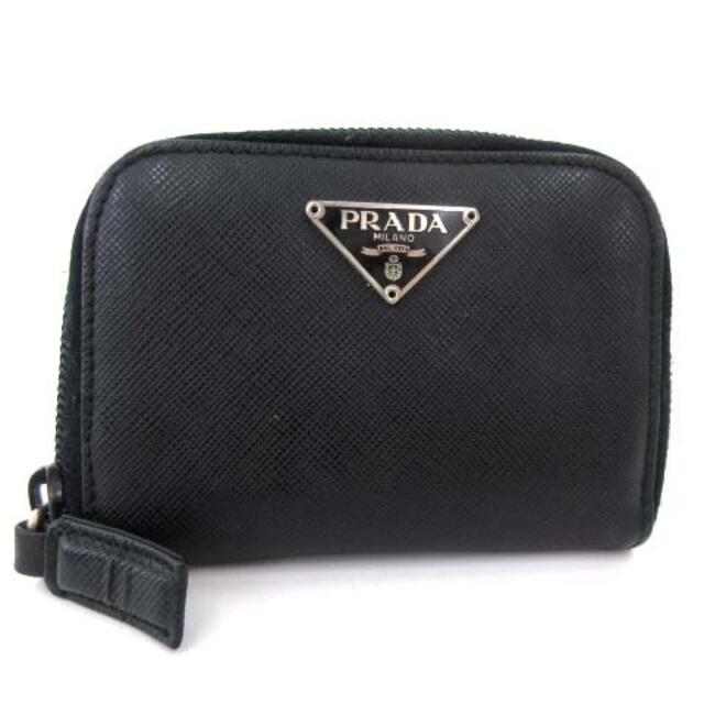 【新品】PRADA プラダ　サフィアーノ  レザーコインケース ミニ財布