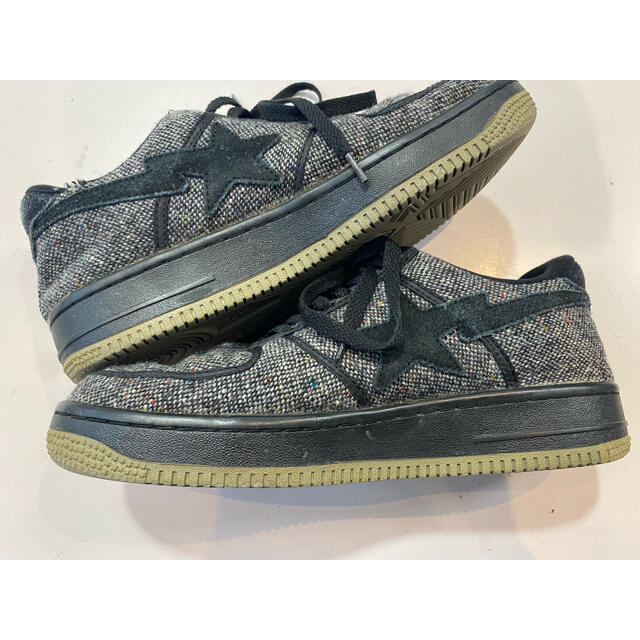 A BATHING APE(アベイシングエイプ)のAPE BAPESTA TWEED US9.5 メンズの靴/シューズ(スニーカー)の商品写真