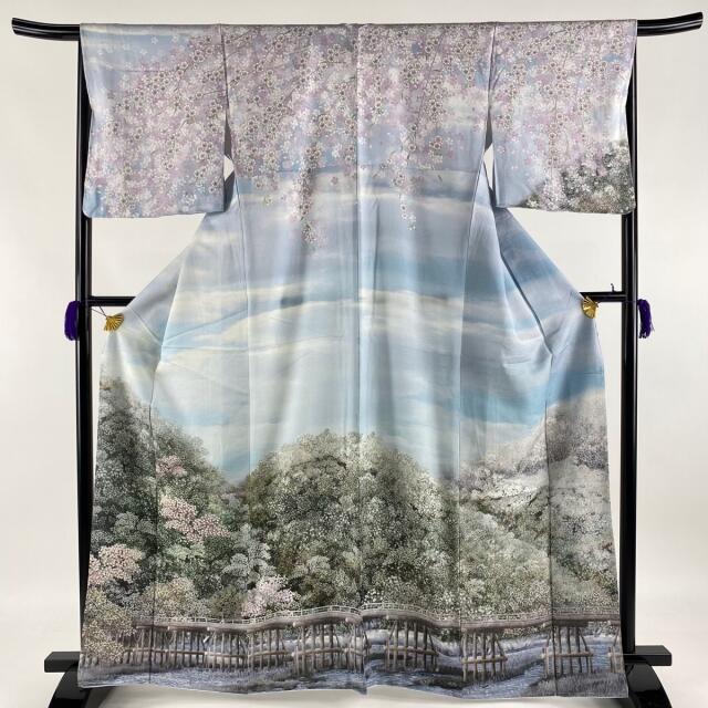 訪問着 美品 逸品 身丈165.5cm 裄丈66cm 正絹バイセル帯