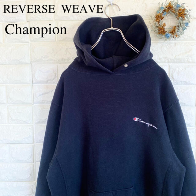 champion リバースウィーブ　黒　M