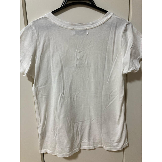 AZUL by moussy(アズールバイマウジー)の白Tシャツ AZUL by moussy レディースのトップス(Tシャツ(半袖/袖なし))の商品写真